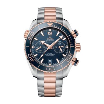 Omega Seamaster Planet Ocean 600M Co-Axial 45.5 Master Chronometer Chronograph  Stainless Steel / Sedna Gold / Blue / Bracelet