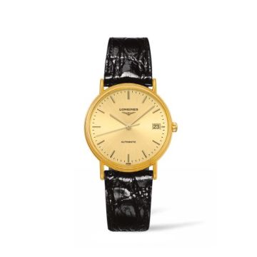 Longines Presence Automatic 34.5mm Stainless Steel / PVD Gold / Champagne
