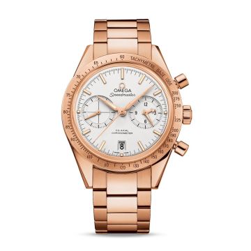 Omega Speedmaster 57 Co-Axial Red Gold / Silver / Bracelet