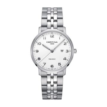 Certina DS Caimano 39 Stainless Steel / White / Bracelet