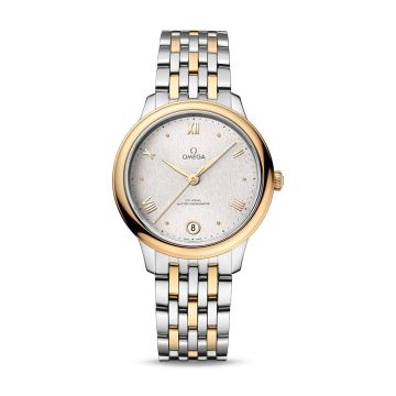 Omega De Ville Master Chronometer 34 Stainless Steel - Yellow Gold / Silver / Bracelet