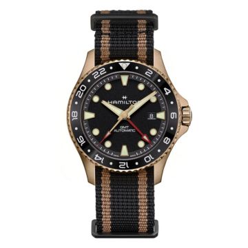 Hamilton Khaki Navy Scuba Automatic GMT 43 Bronze / Black