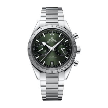 Omega Speedmaster 57 Master Chronometer 40.5 Stainless Steel / Green / Bracelet