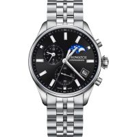 Aerowatch Les Grandes Classiques Chrono Moon Phase Stainless Steel