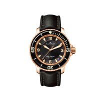 Blancpain Fifty Fathoms Automatique Red Gold / Black / Sailcloth