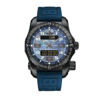 Breitling Emergency II Night Mission / Blue Mother-of-Pearl / Rubber / Folding