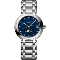 Longines PrimaLuna 30.5 Quartz Moonphase Stainless Steel / Blue MOP / Bracelet