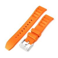 Orange RM Vented FKM Quick Release Rubber Watch Strap, 20mm - 30mm