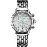 Aerowatch 1942 Chronolady Stainless Steel Silvery / White