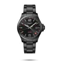 Longines Conquest V.H.P. GMT 43  PVD / Black / Bracelet