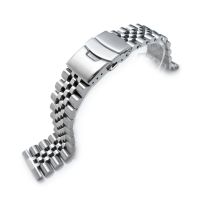 22mm Super-J Louis Stainless Steel Straight End Bracelet - 14mm