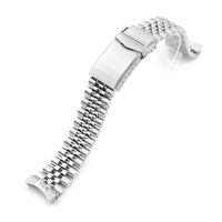 Super-J Louis 19mm Stainless Steel Bracelet for Grand Seiko 44GS SBGJ235 SBGJ201 SBGJ203 - 14mm