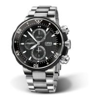 Oris ProDiver Chronograph Titanium / Black / Bracelet