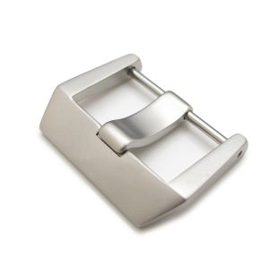 or 26mm Sandblasted 316L Stainless Steel Screw type 6mm Tongue Buckle for Bell&Ross BR01 BR03 watchband - 26mm