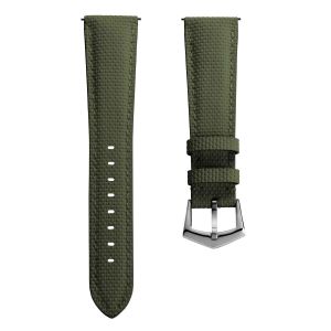 Waypoint Rubber Watch Strap - Forest Green - 19mm