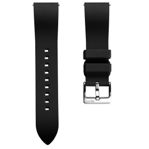 Sennen Quick-Release FKM Rubber Watch Strap - Black - 19mm