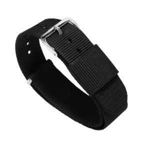 Black Nylon NATO® Style Watch Band - 24mm