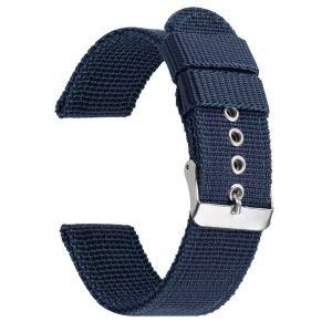 Eyelet Canvas Watch Strap