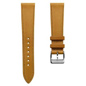 Missouri Vintage Leather Watch Strap - Amber Tan - 19mm
