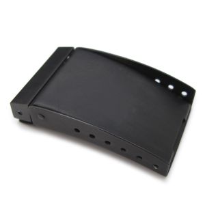 OME Style PVD Black Watch Band Buckle / Clasp (The Seat Belt Lock spring latch) - 23mm