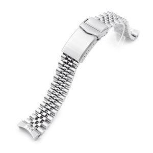Super-J Louis 19mm Stainless Steel Bracelet for Grand Seiko 44GS SBGJ235 SBGJ201 SBGJ203 - 14mm