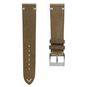 Vintage Cavallo Horse Leather Watch Strap - Beige - 21mm