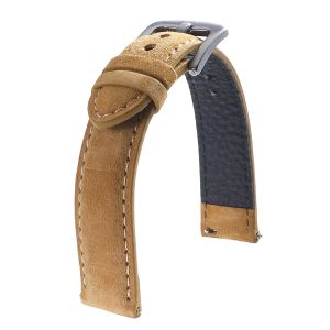 Suede Contour Watch Strap