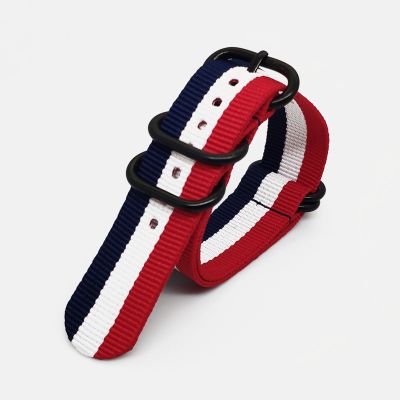 Five Ring Nylon Watch Strap