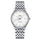 Baroncelli Heritage Stainless Steel / White / Bracelet