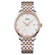 Baroncelli Power Reserve Stainless Steel - Rose Gold / White / Bracelet