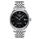 Le Locle Powermatic 80 39.3 Stainless Steel / Black / Bracelet