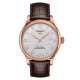 Le Locle Powermatic 80 39.3 Rose Gold / Silver / Strap